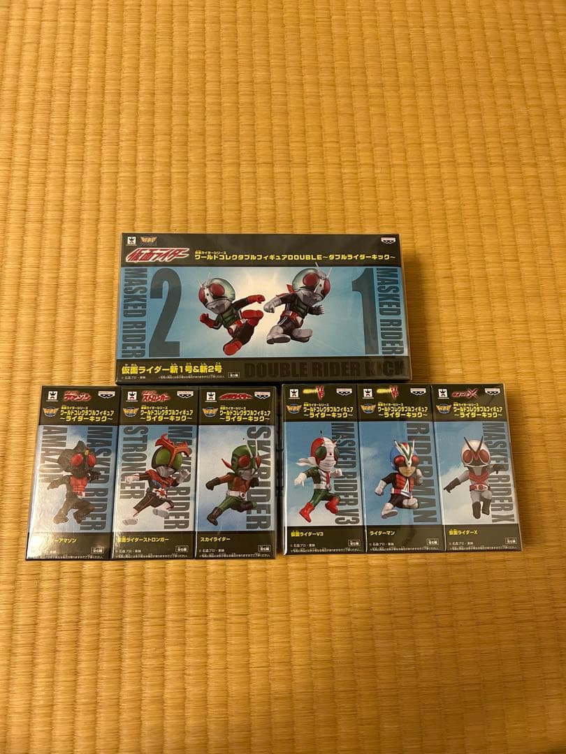 仮面ライダーワールドコレクタブルフィギュア　昭和ライダーまとめ売り