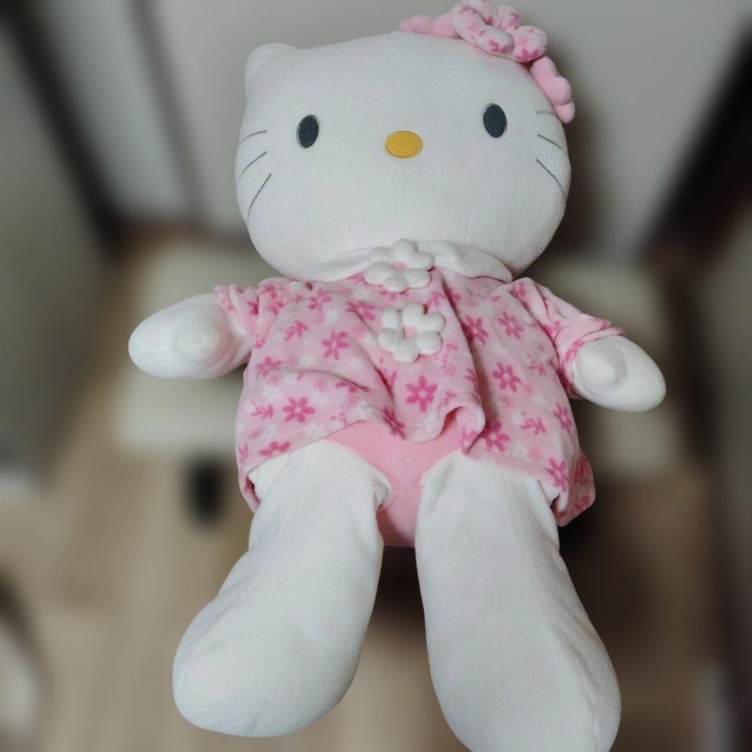 hello Kitty 150 CM ハローキティ ぬいぐるみ 大きめ 花柄