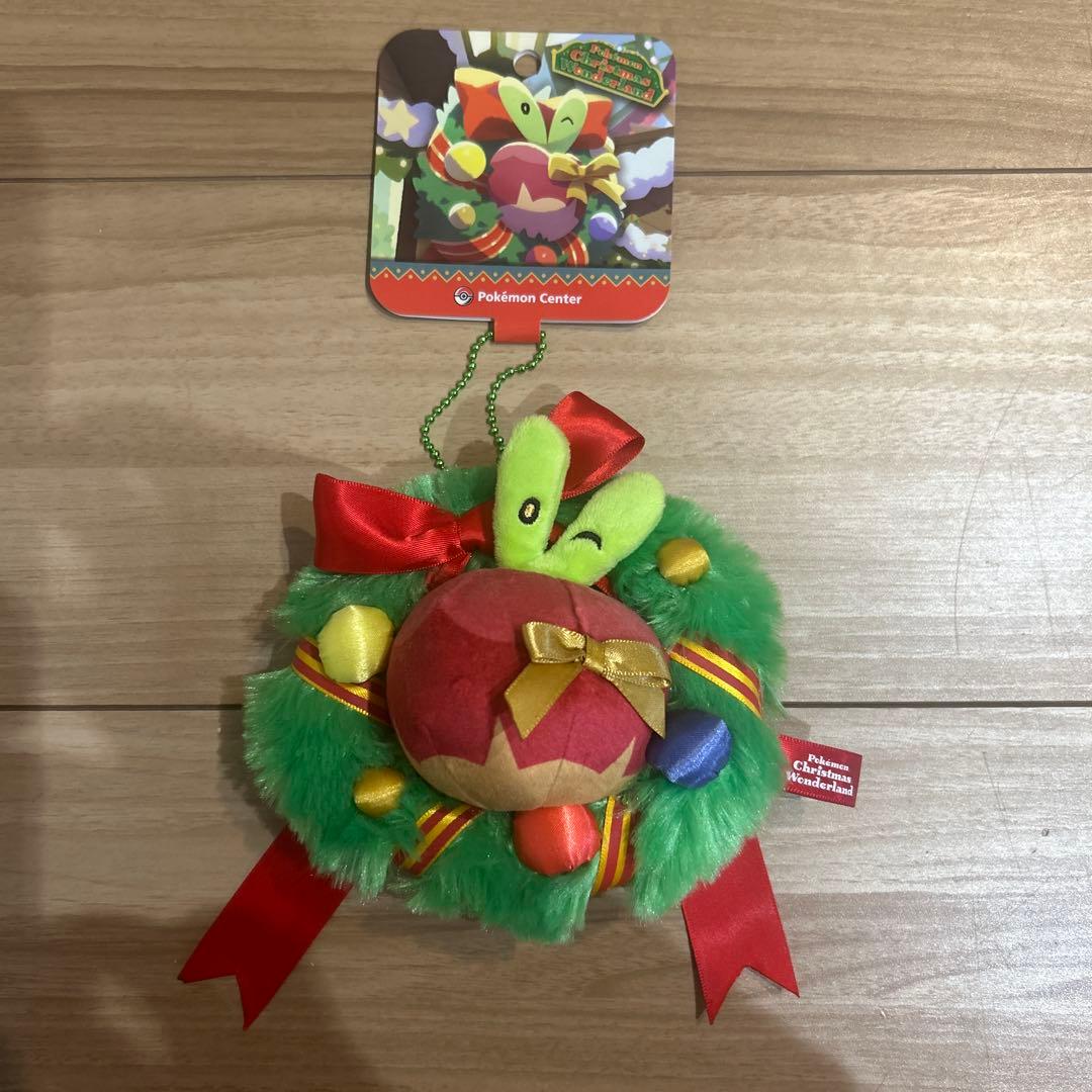 ポケモン ぬいぐるみ カジッチュ　クリスマス　マスコット リース