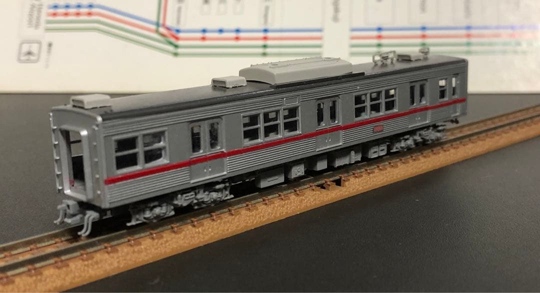 管理番号1599 都営5200形 Nゲージ未塗装キット組立品4両