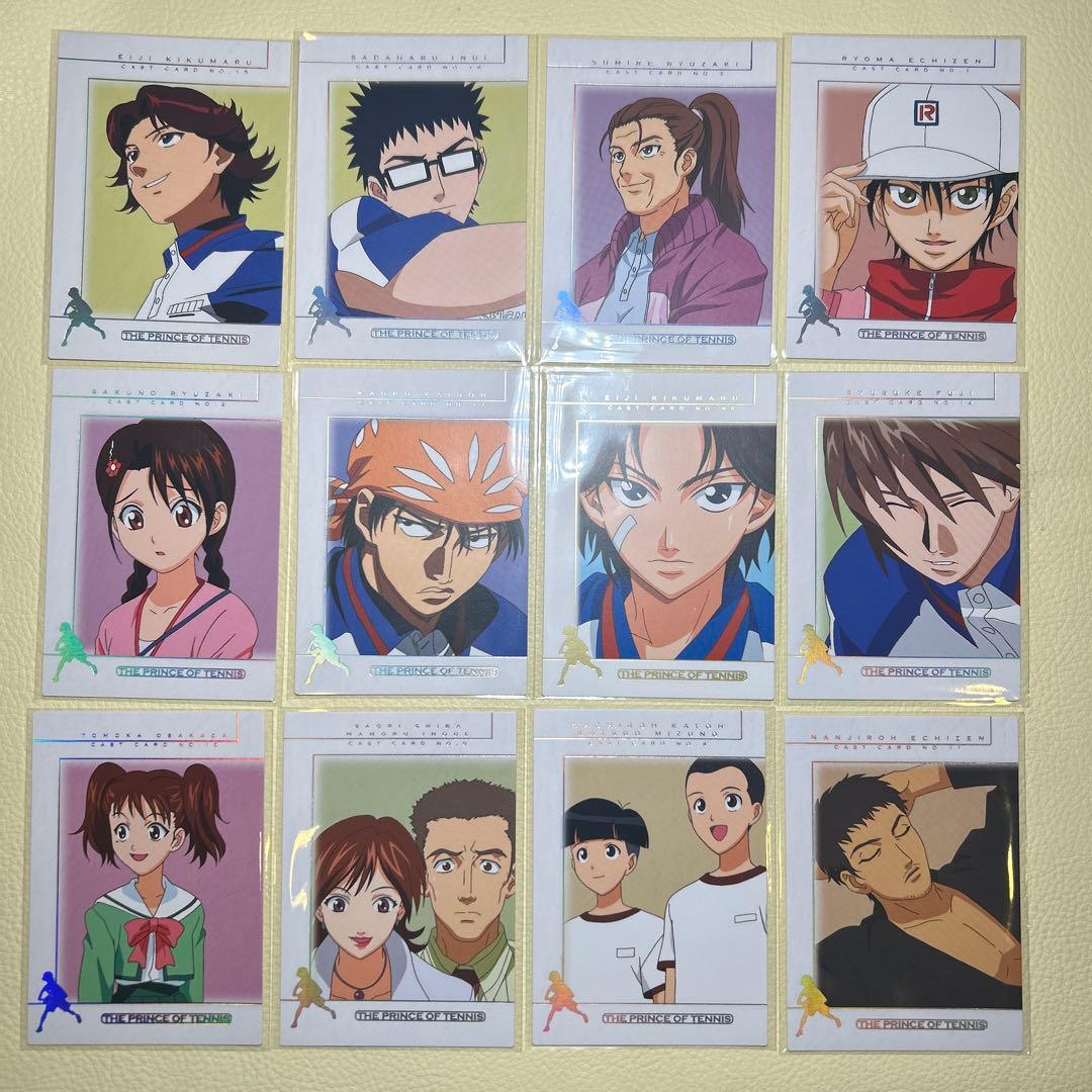 テニスの王子様　トレカ　キャストカード　セット　箔押し