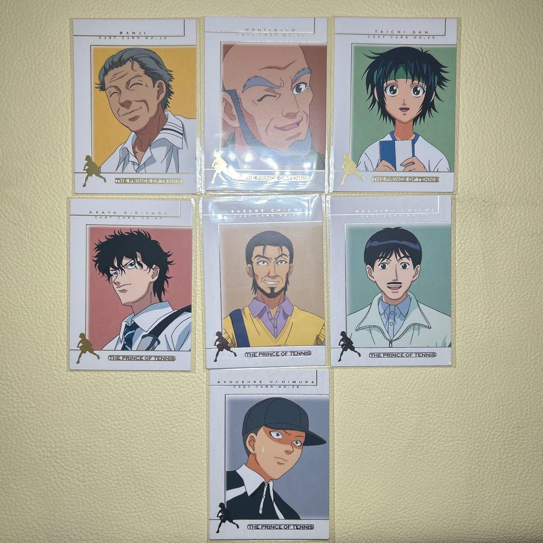 テニスの王子様　トレカ　キャストカード　セット　箔押し