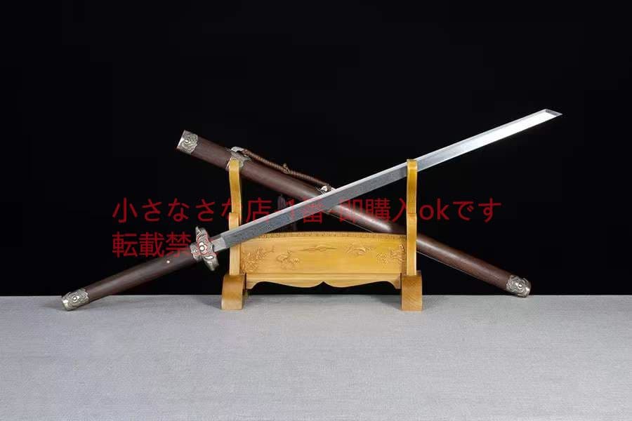 青蓮唐刀-模様鋼  武具 刀装具 日本刀 唐剣  模造刀·模擬刀  居合刀