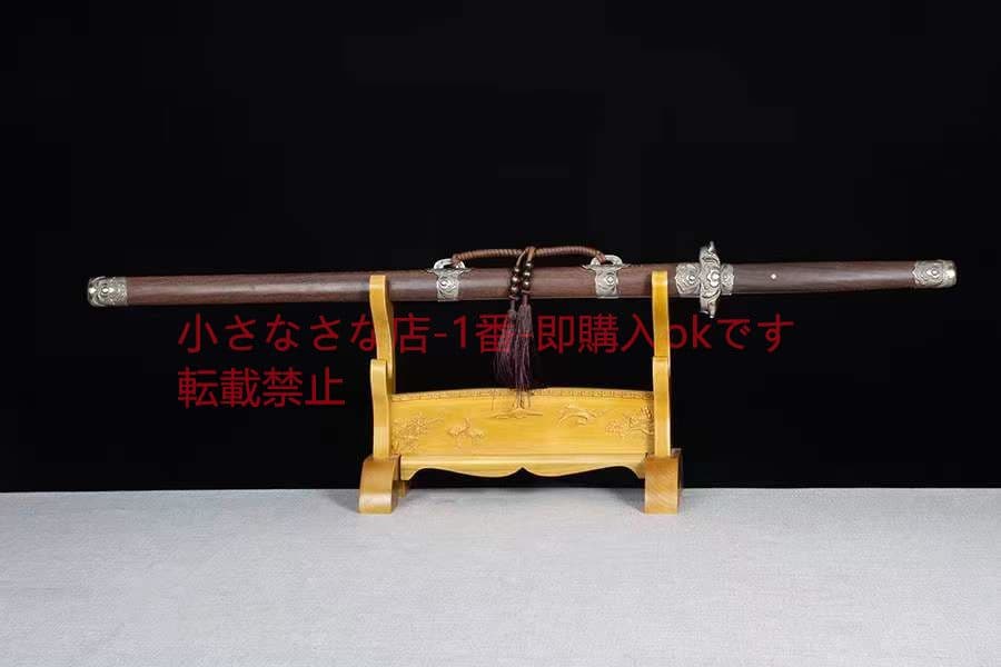 青蓮唐刀-模様鋼  武具 刀装具 日本刀 唐剣  模造刀·模擬刀  居合刀