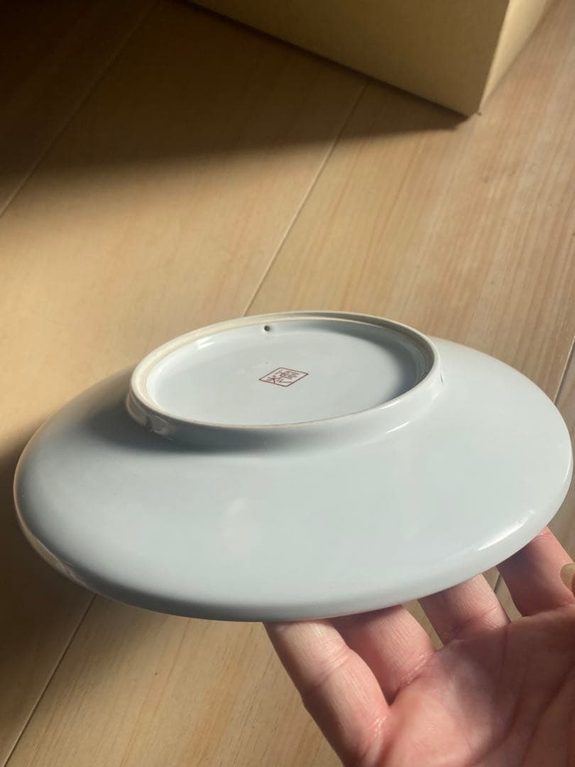 中国　景徳鎮製　絵皿　劉雨氏か　　　　引越しのため　売り尽くす