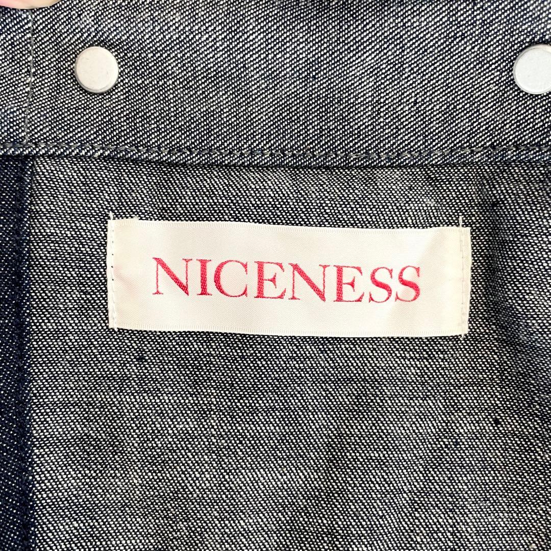 美品★ナイスネス　RALPH 23ss オーバーオールエプロン　デニム