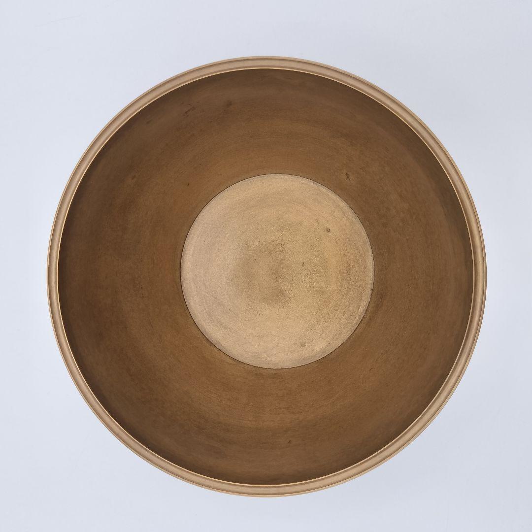 a197 建水　砂張建水　瓔珞　吉羽興兵衛　茶道具　茶道　古物　響銅