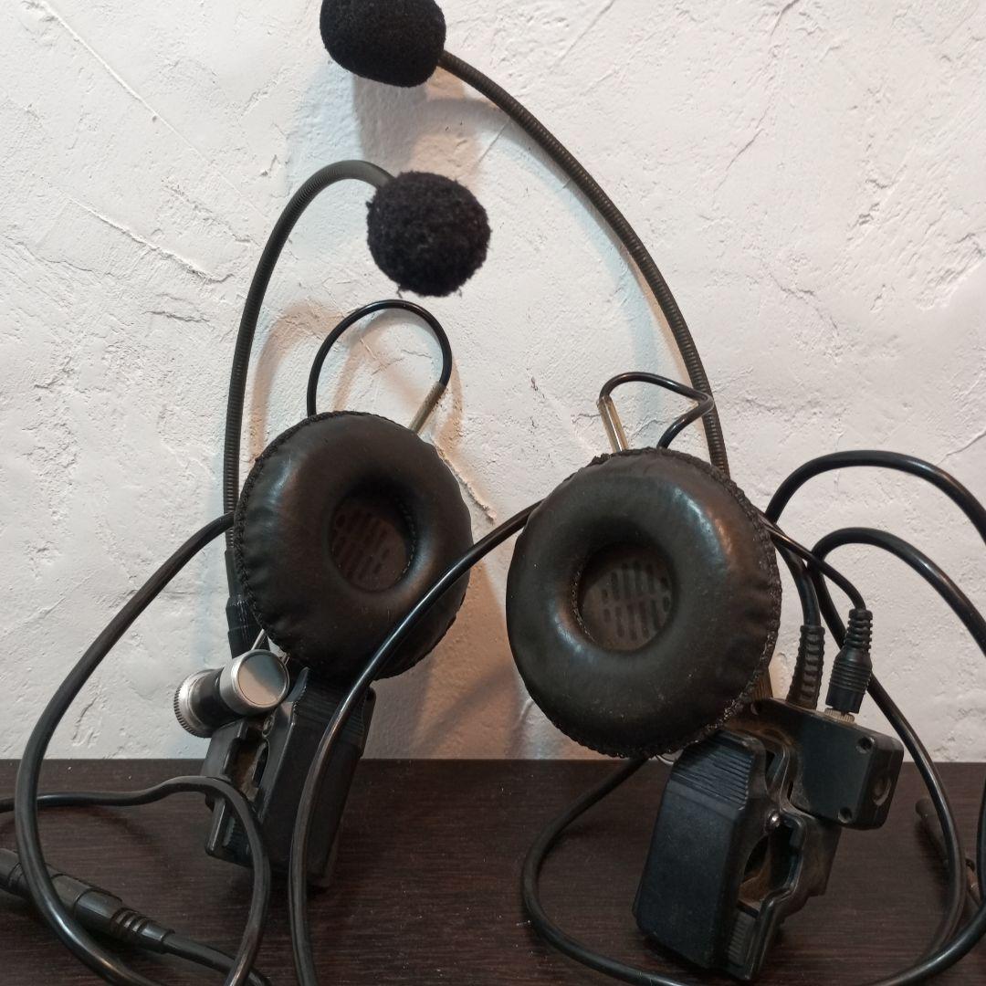 ICOM 同時通話無線機 IC -4855　ヘッドセット付き中古品