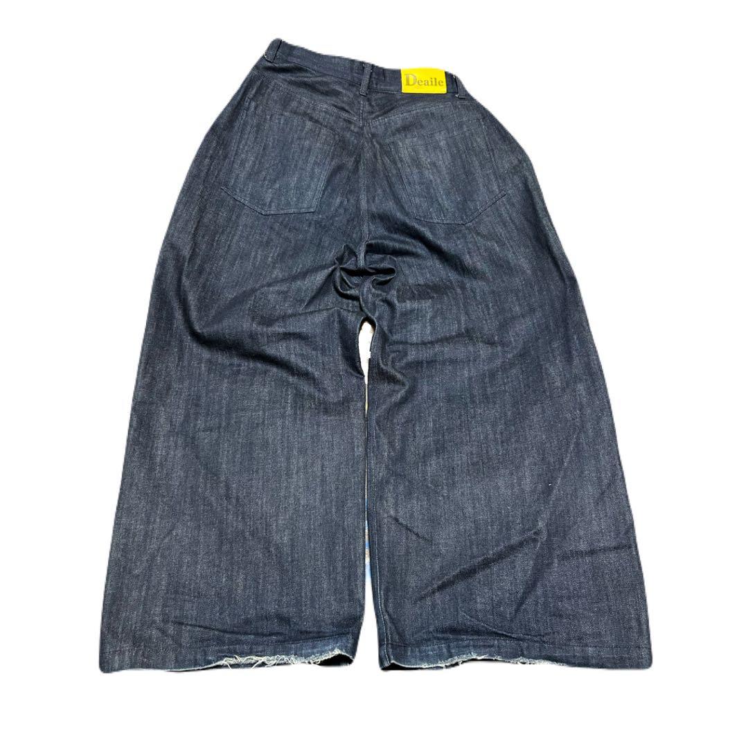パンツ Deaile Baggy Rigid denim indigo blue