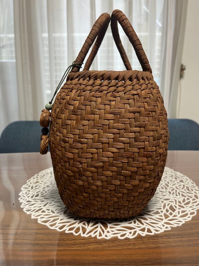 国産 山葡萄 山ぶどう かごバッグ