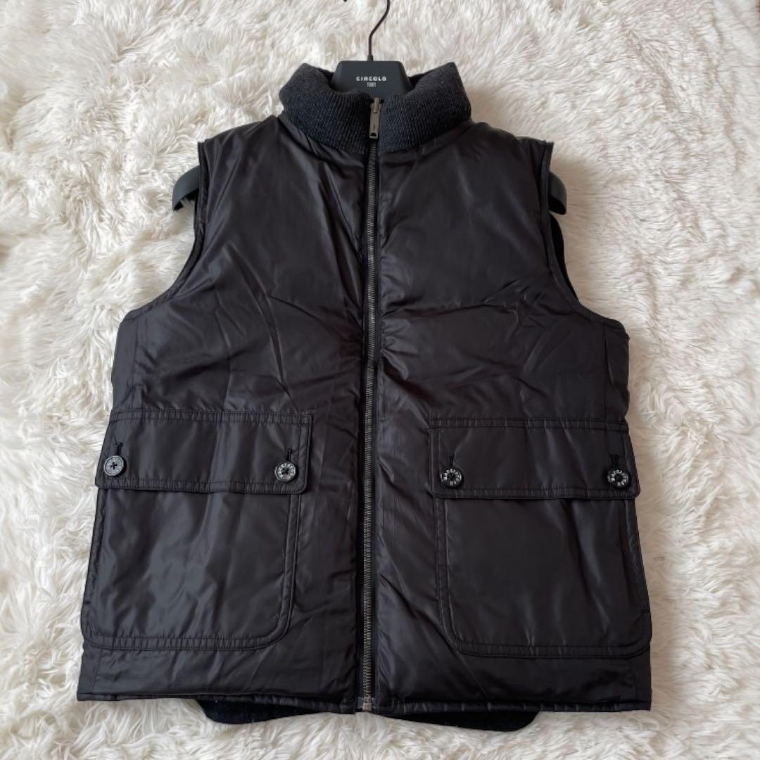 美品 MACKINTOSH マッキントッシュ リバーシブル ダウンベスト M 黒