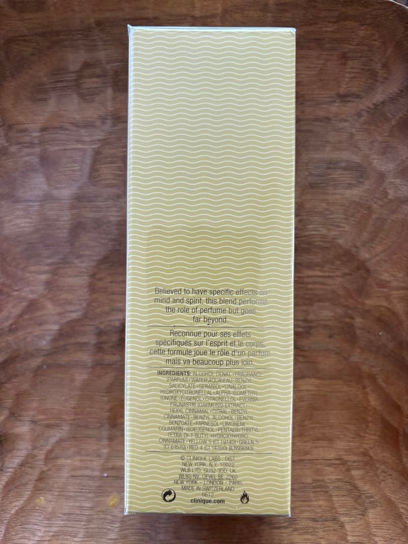 クリニーク　アロマティック　エリクシール　パフュームスプレー 45ml