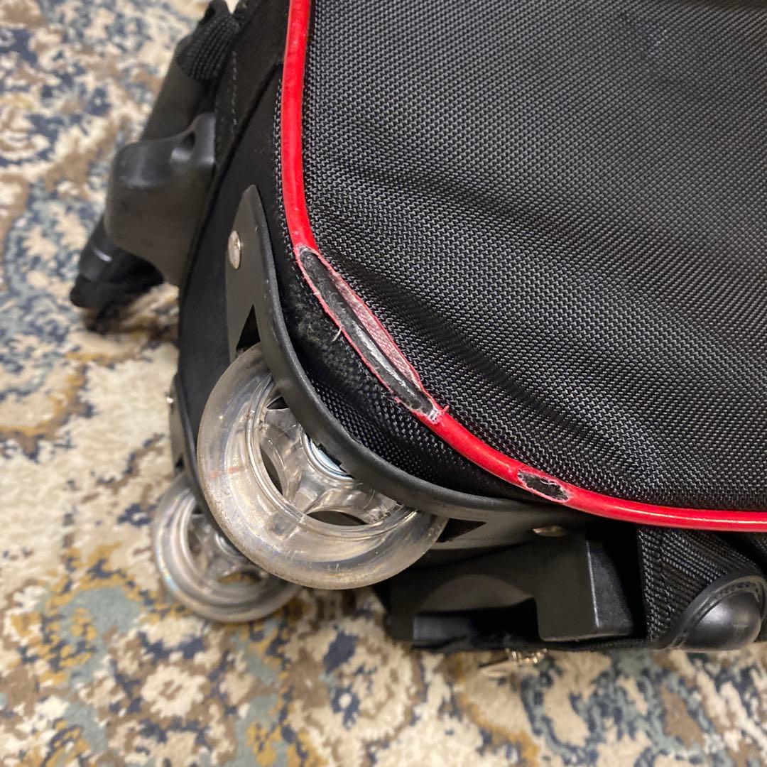 ダブルローラーバッグ BB100 赤黒