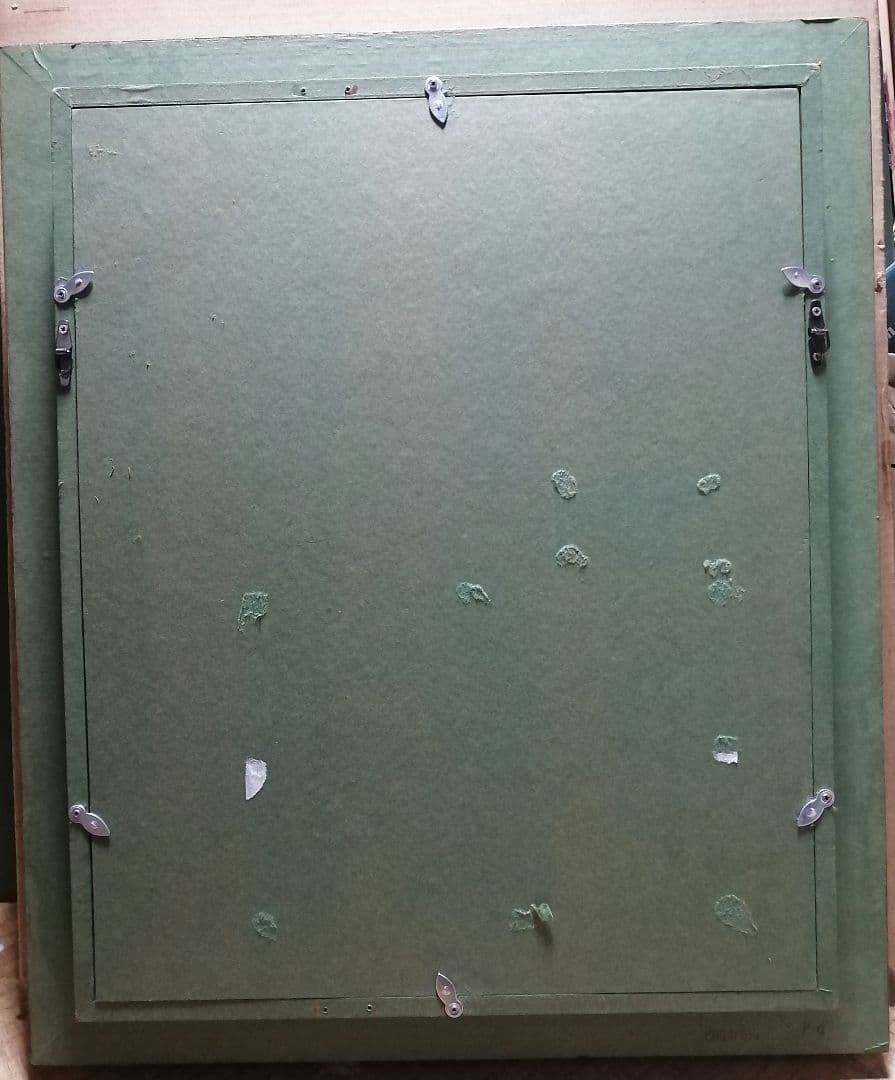 絵画　アクリル絵　アクリル絵の具　額縁 鯉　原画