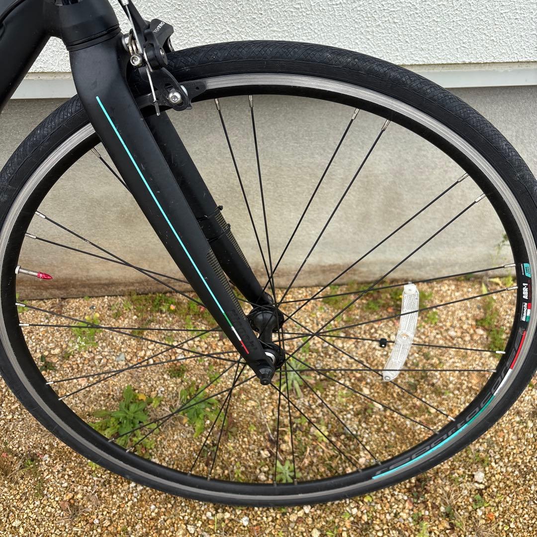 うえしゃま 手渡し限定bianchi ビアンキ　黒 ロードバイク