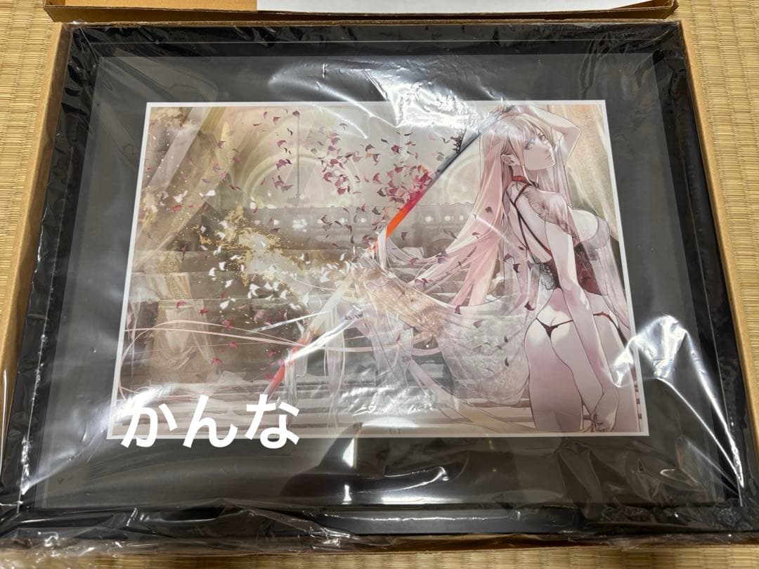 化物語 推しちゃれ A賞 額装高精細複製画 キャラファイングラフ A01