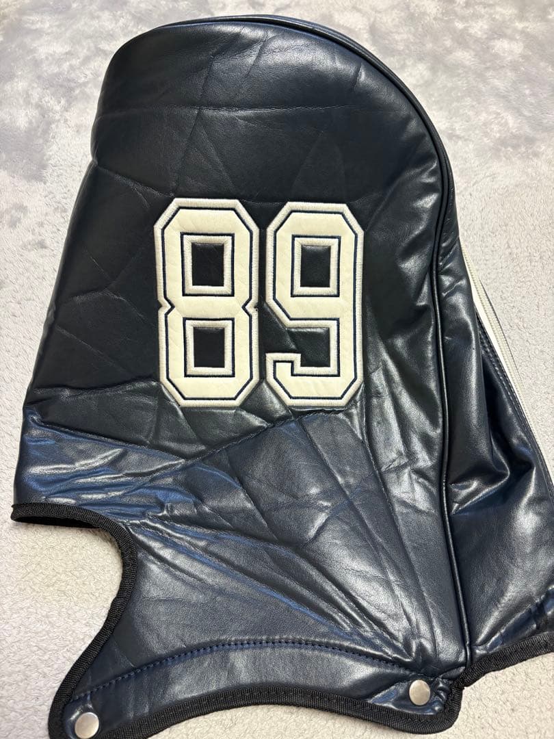 大幅値下げ★PEARLY GATESキャディバッグ⭐️紺・赤 クラブヘッドカバー付