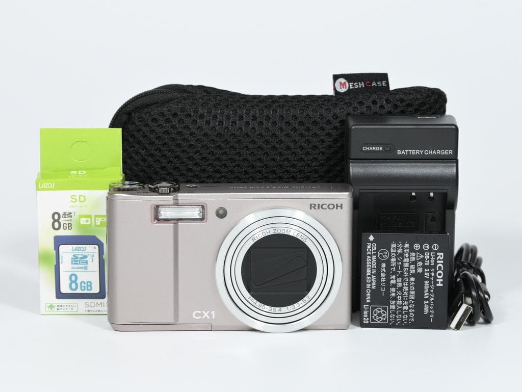 【美品】 リコー　RICOH CX1 シャンパンロゼ