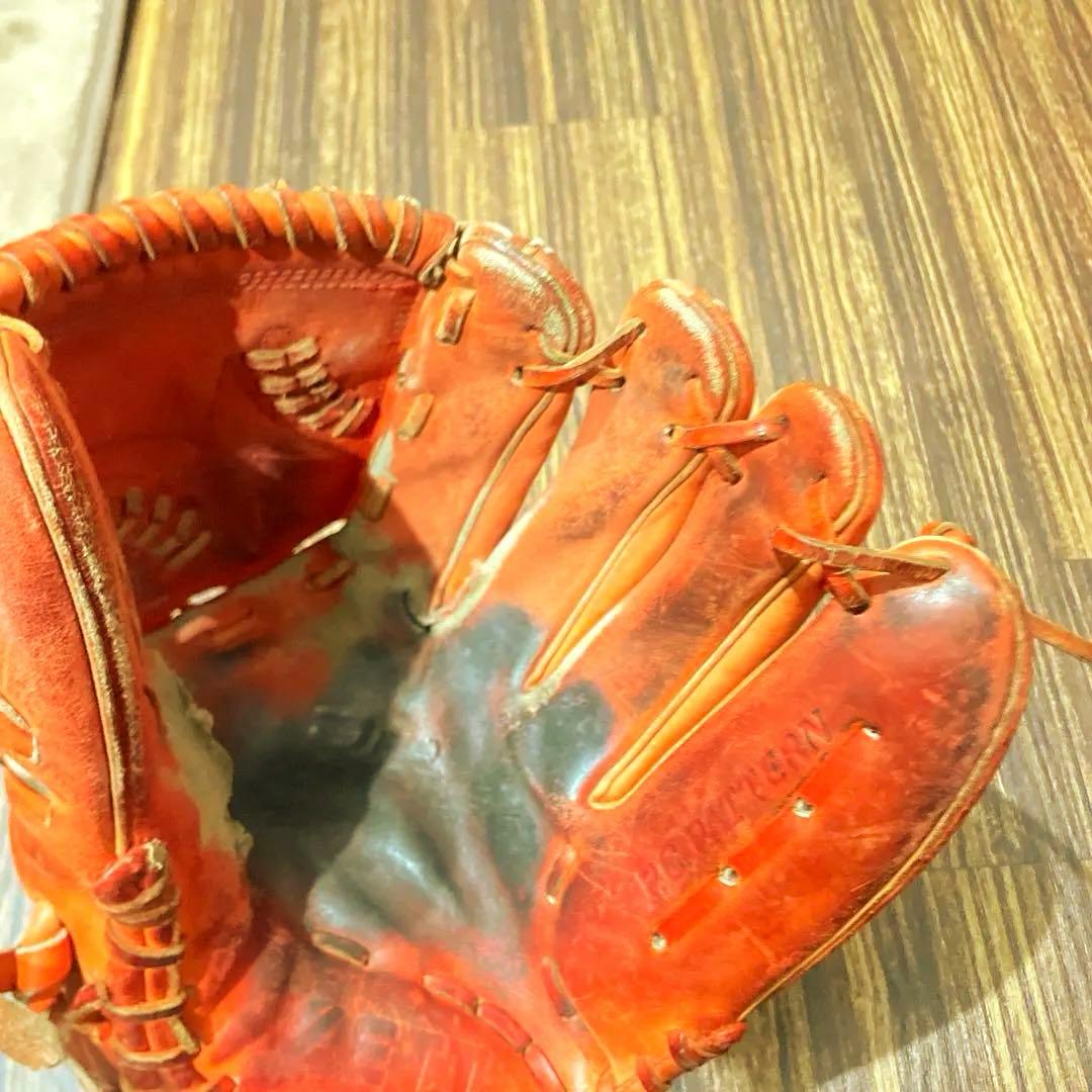 MIZUNO 硬式グローブ オレンジ