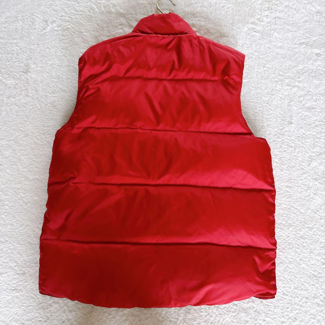 【ポロラルフローレン】ダウンベスト リバーシブル Mサイズ ネイビー レッド