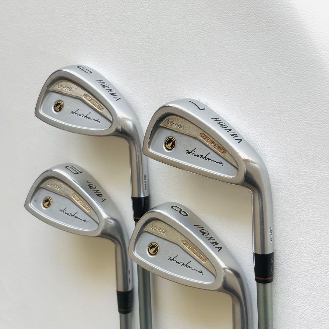 ホンマ LB606 H&FアイアンセットT-800 BORON M50ビンテージ