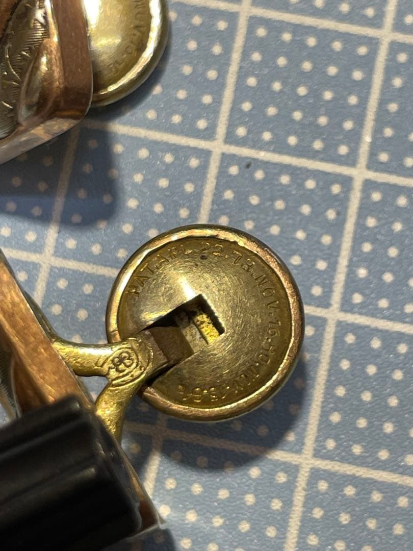 ヴィンテージ　カフス【m417 アンティーク　骨董　蚤の市　ホースシュー　レア】