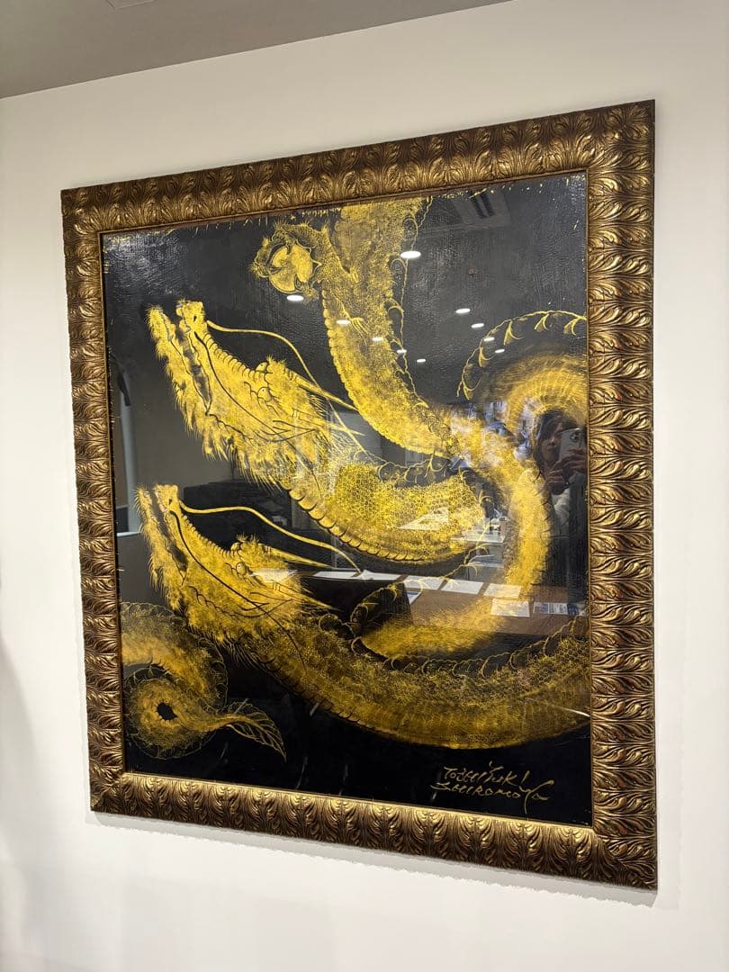 金龍　『城本　俊由樹　作品』登金龍二頭