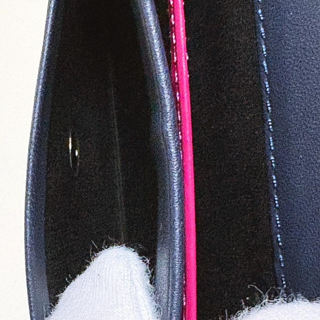 Paul Smith ポールスミス レザー 名刺入れ ストライプ ネイビー