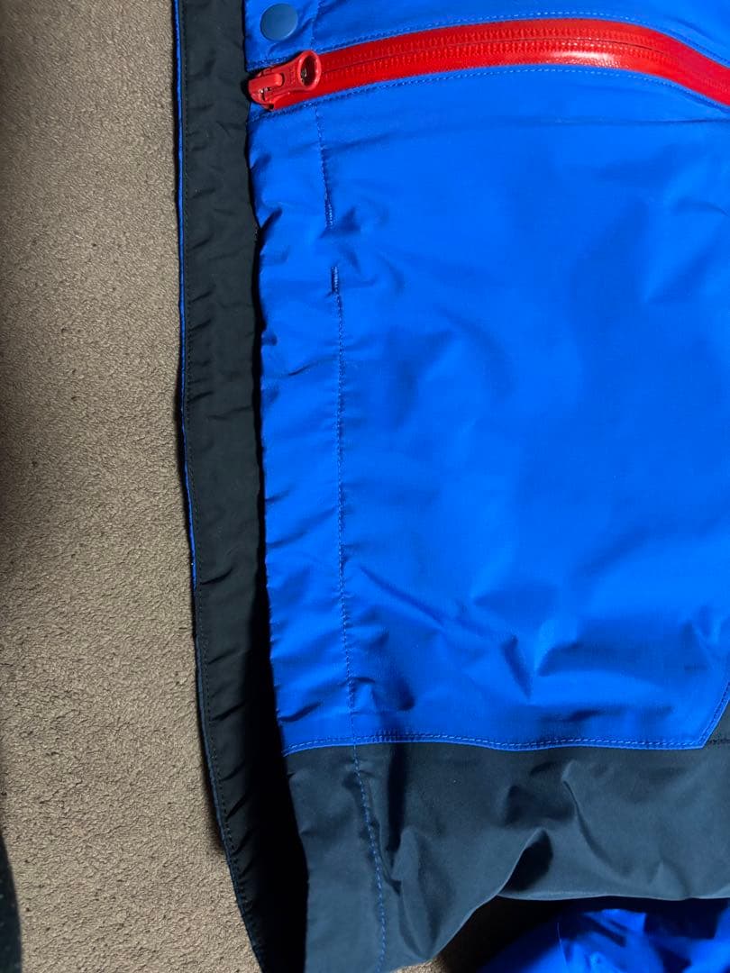 モンベル ドロワッドパーカ メンズ L 青　ゴアテックス 登山 スノボウェア上下