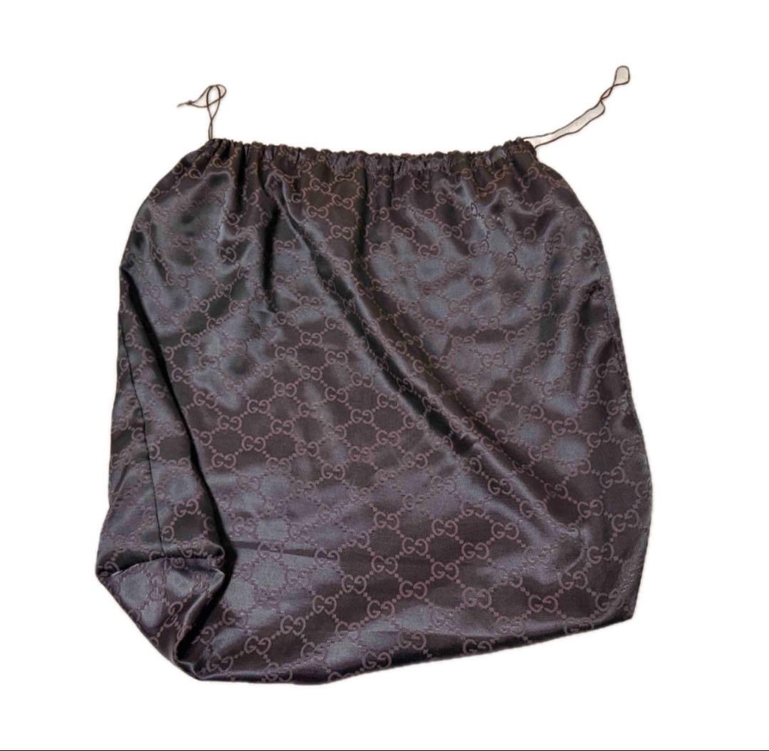 GUCCI グッチ 保存袋付 GGキャンバス ショルダーバッグ トートバッグ