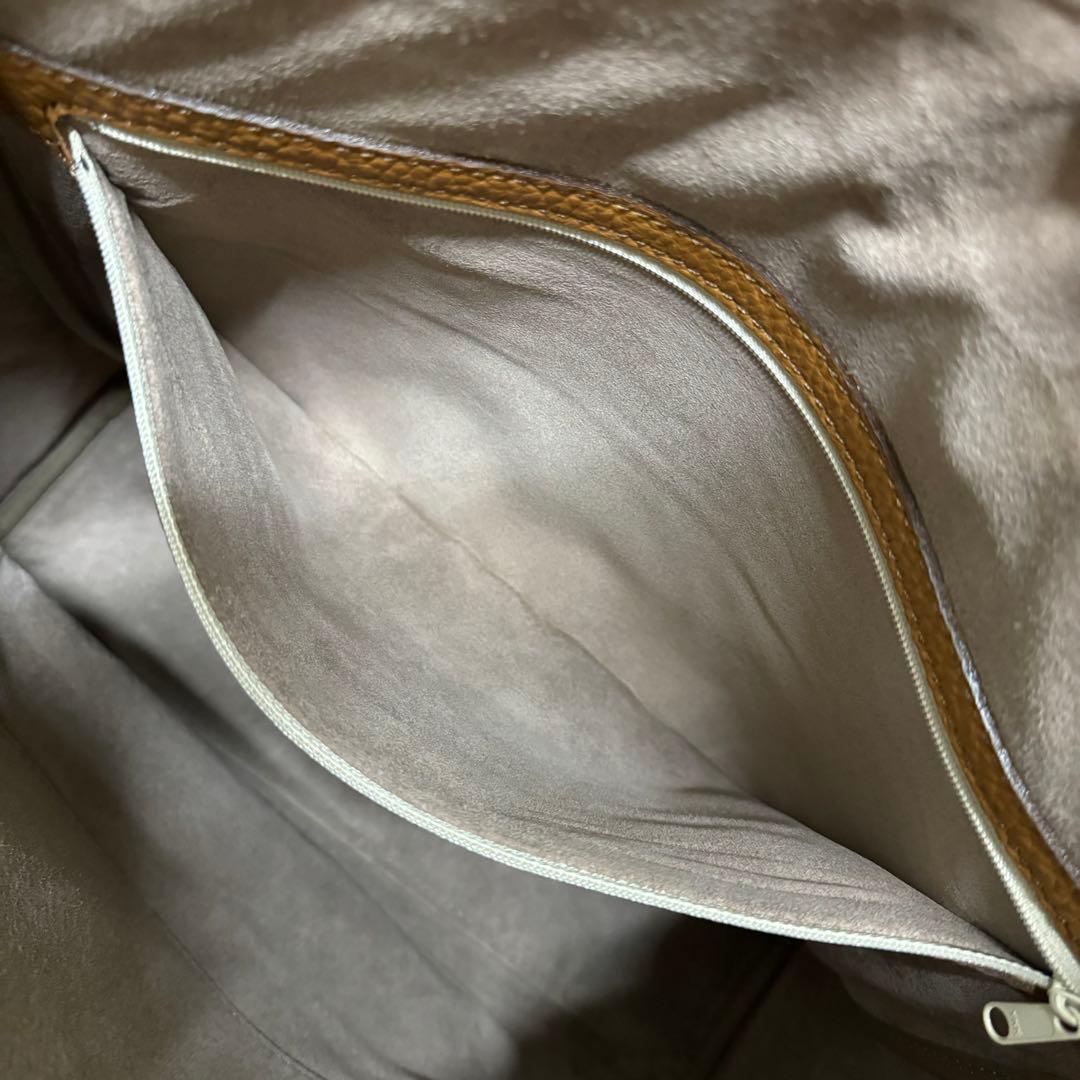 極上！銀座ヨシノヤ　ドイツシュリンク　ジップトップ　ビジネストートバッグ　A4