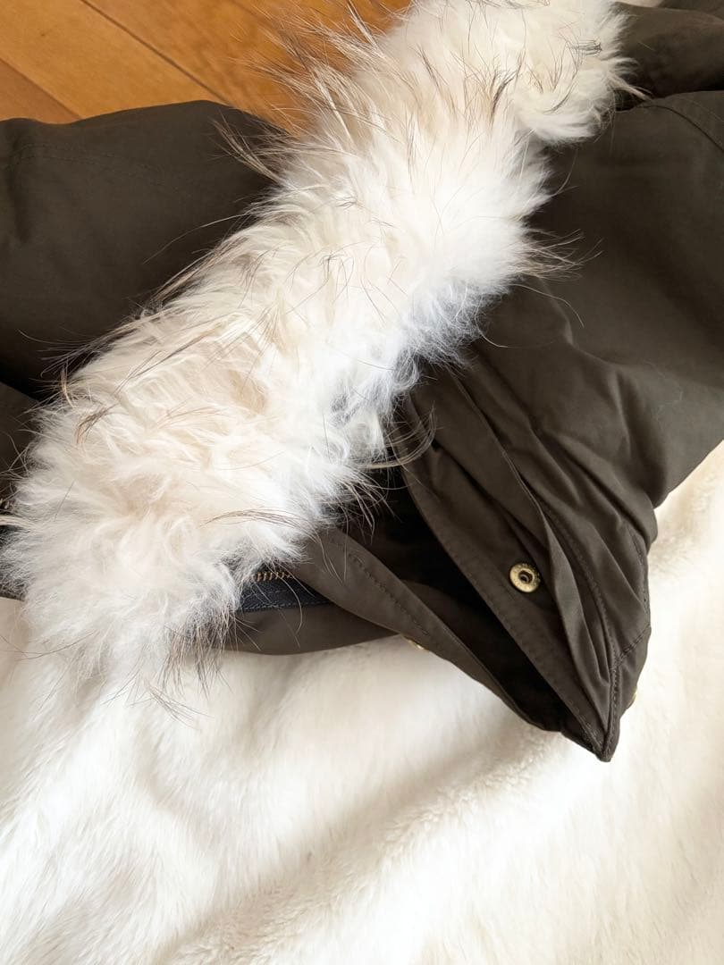 IENA イエナ オリーブ ファー ライナー付き モッズコート