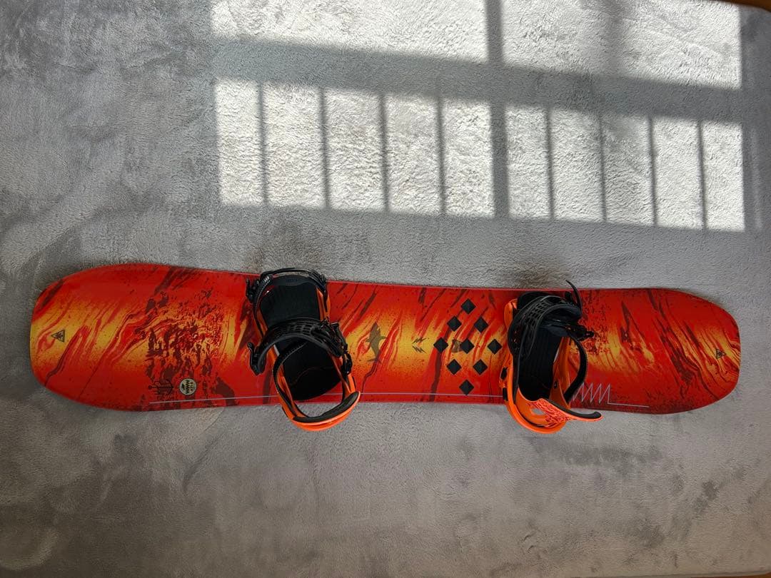 Ｋ2スノーボードとフラックスTTバインディングセット