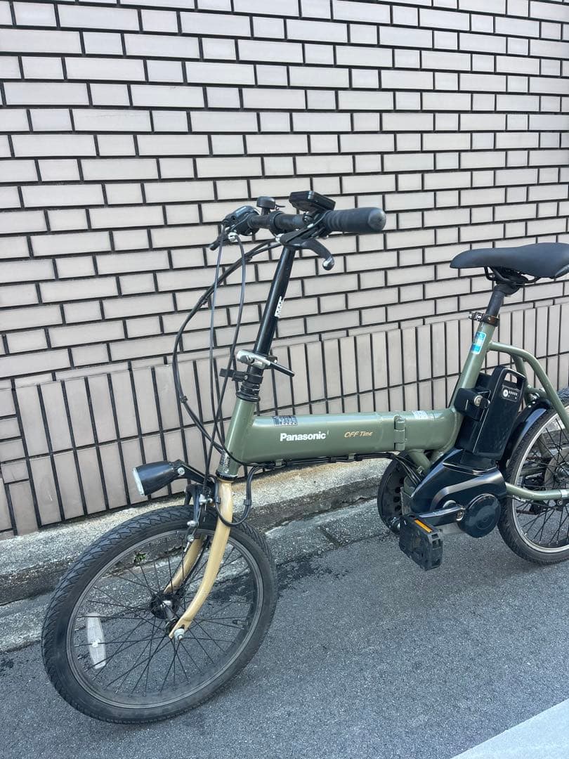 16ah折り畳みパナソニック電動アシスト自転車20インチ