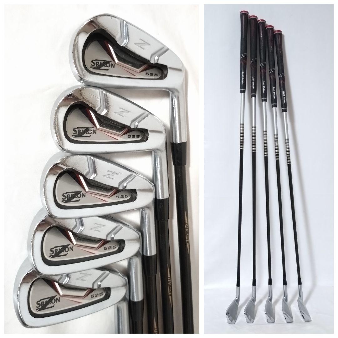 SRIXON　Z525　アイアンセット　5本　ツアーAD　AD-75　リシャフト