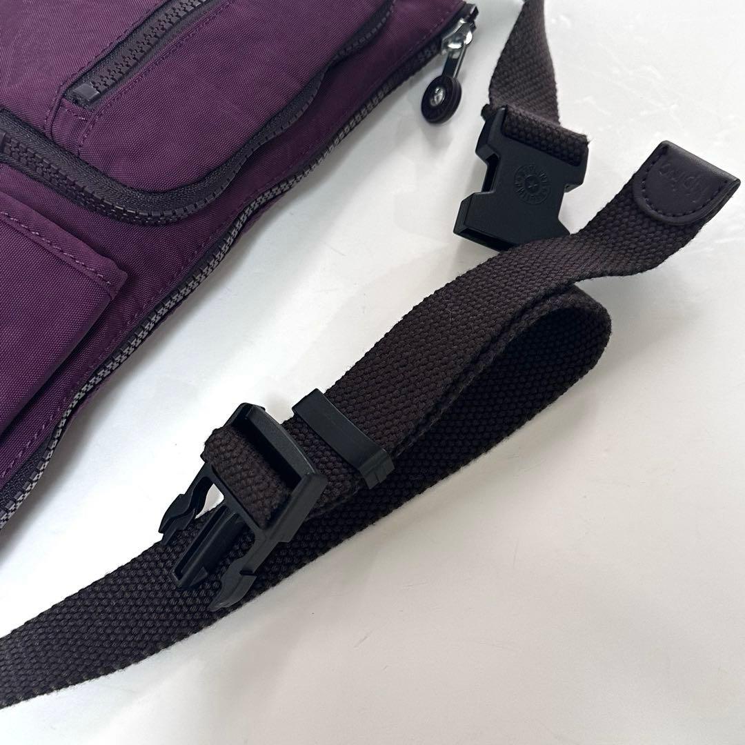 【未使用・タグ付き】Kipling ウエストバッグ クロスボディバッグ ロゴ