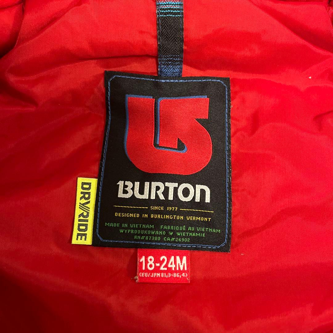 BURTON子ども用スノーボードウェア 18-24M