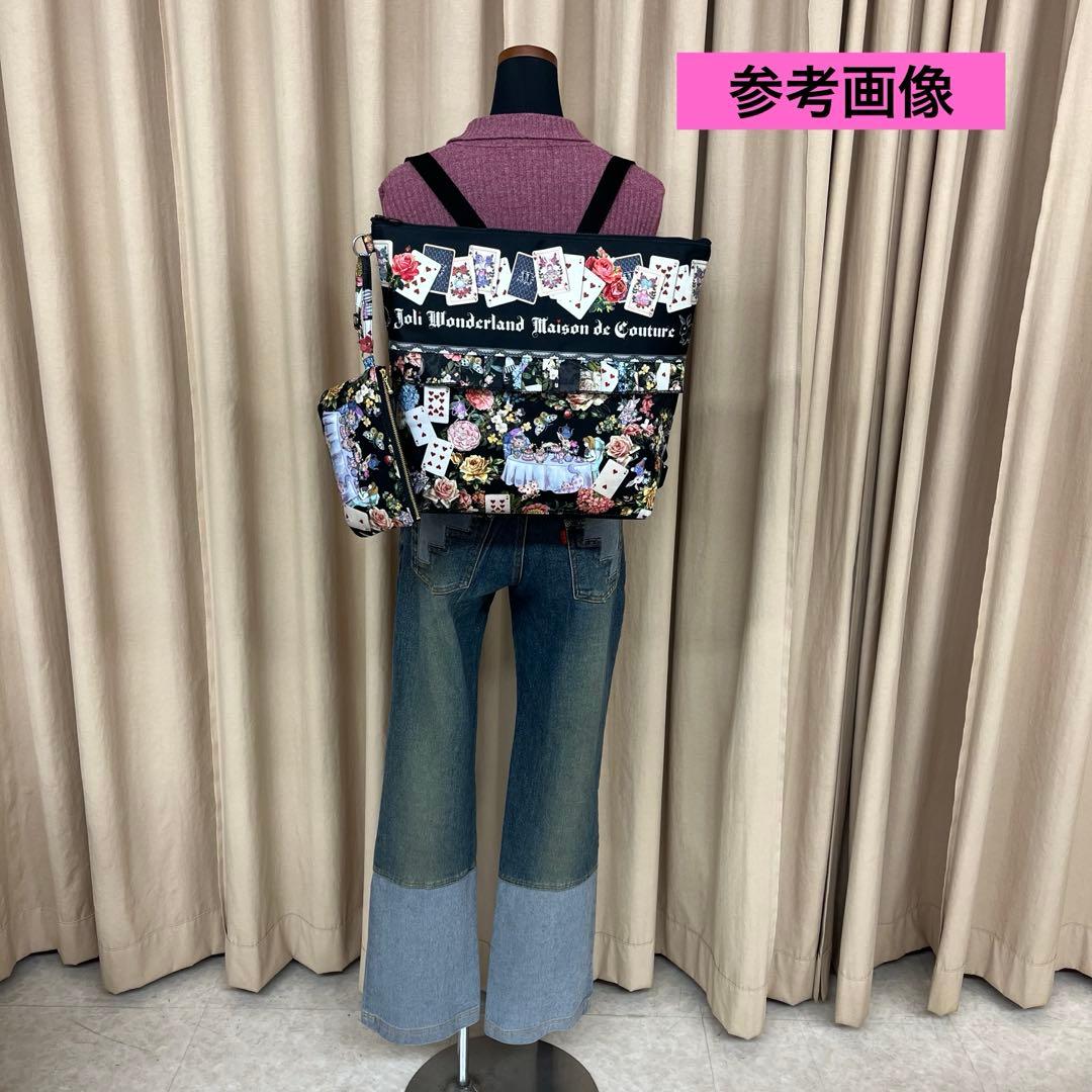 ジョリーフルール　メゾンドクチュール　40㎝たっぷりフリルリュック＆18㎝ポーチ