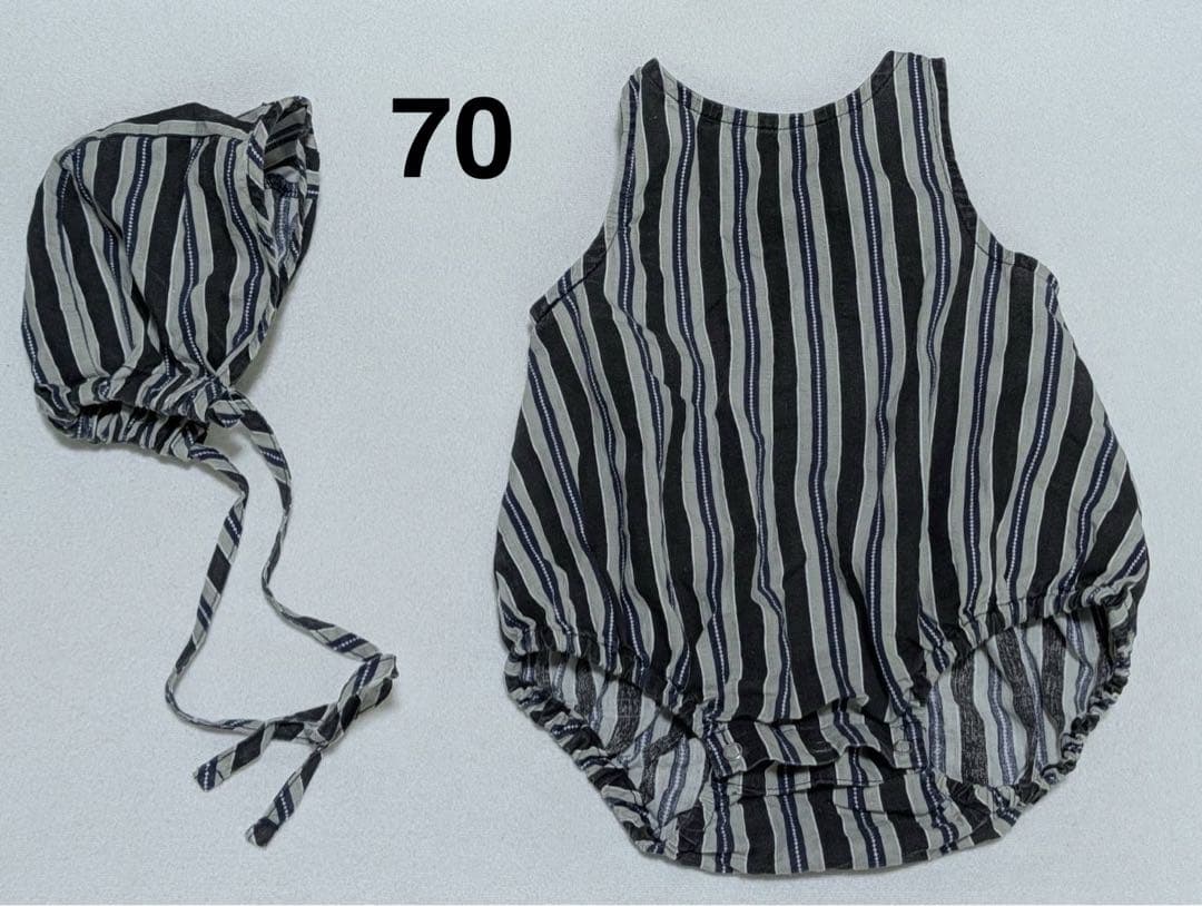 House on the Hill 70サイズ　 ロンパース＆ボンネットセット