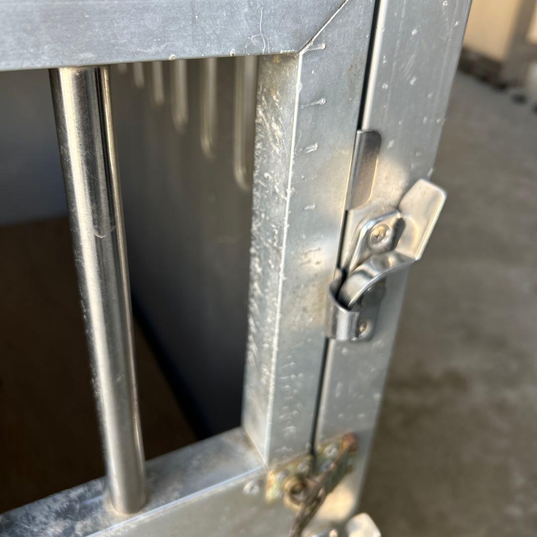 軽量アルミ製 ペットゲージ 犬小屋 ケージ 屋内外対応