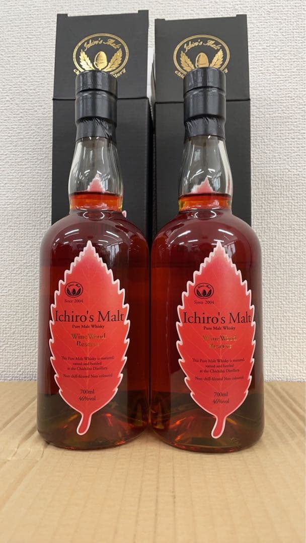 赤イチローズモルトシリーズ46%700ml 4本セット 箱付き