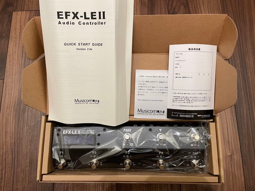 【新品・廃盤品】Musicom LAB EFX-LE II 6