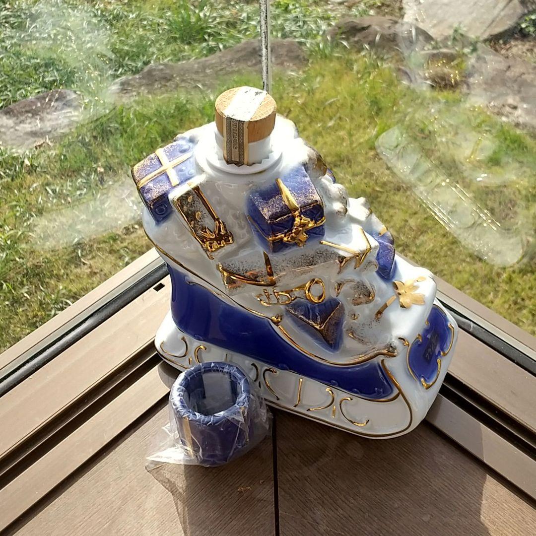 SUNTORY BRANDY〈クリスマス陶器ボトル★5TYPE・5本〉未開栓