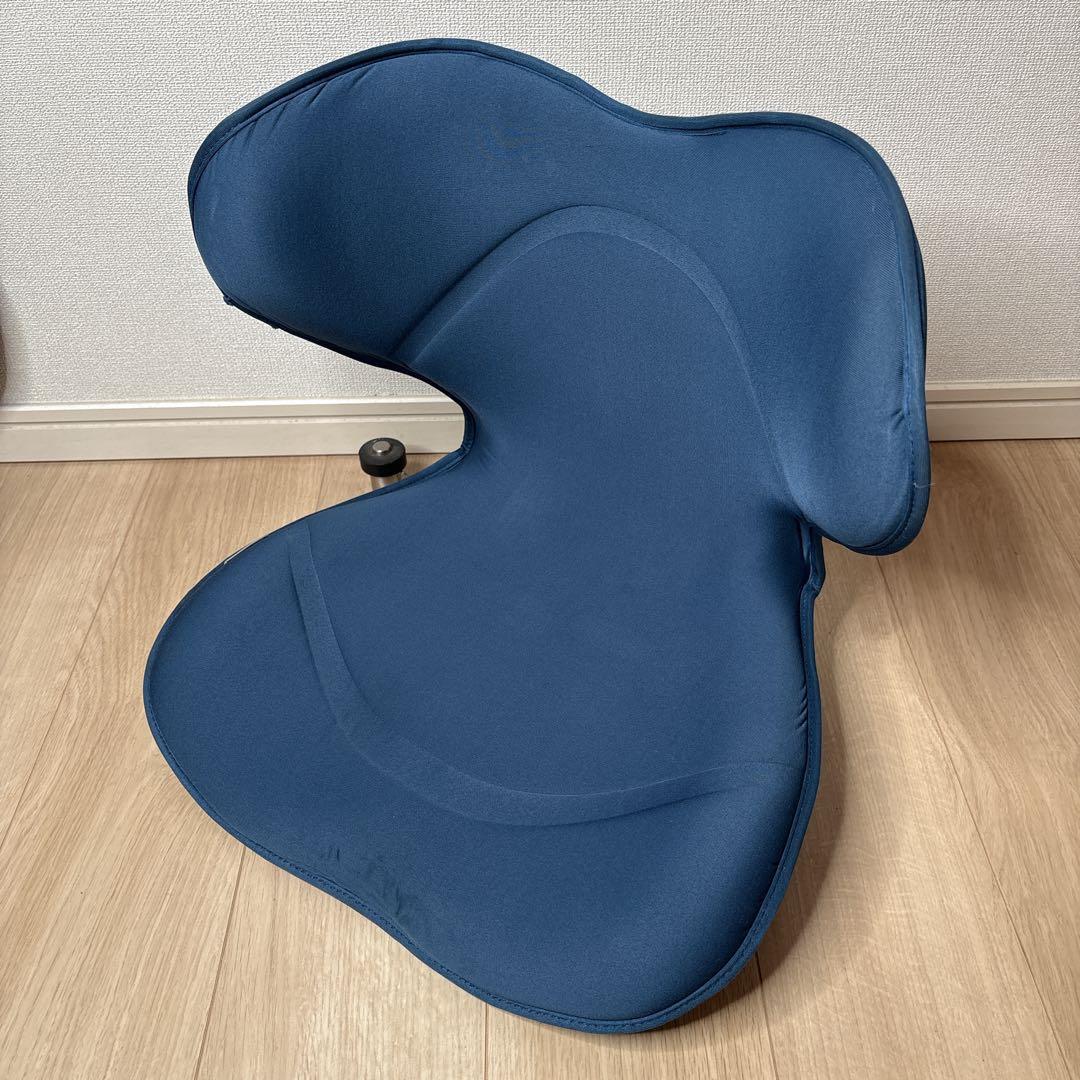 [美品] MTG Style スタイル 座り姿勢サポートチェア　ネイビー