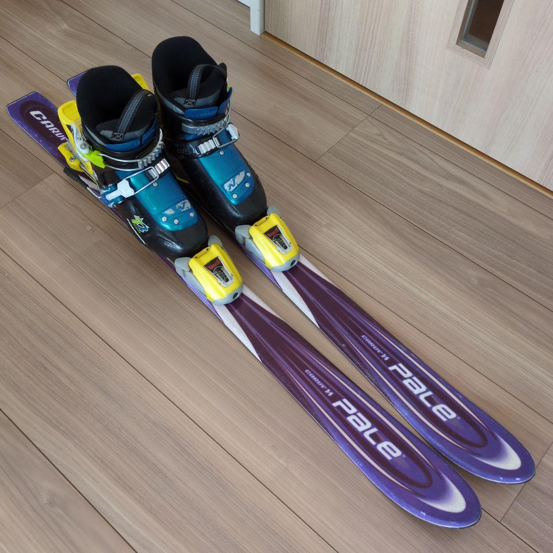 スキー板　100cm　ブーツ　19.5cm ビンディング　3点セット　ノルディカ