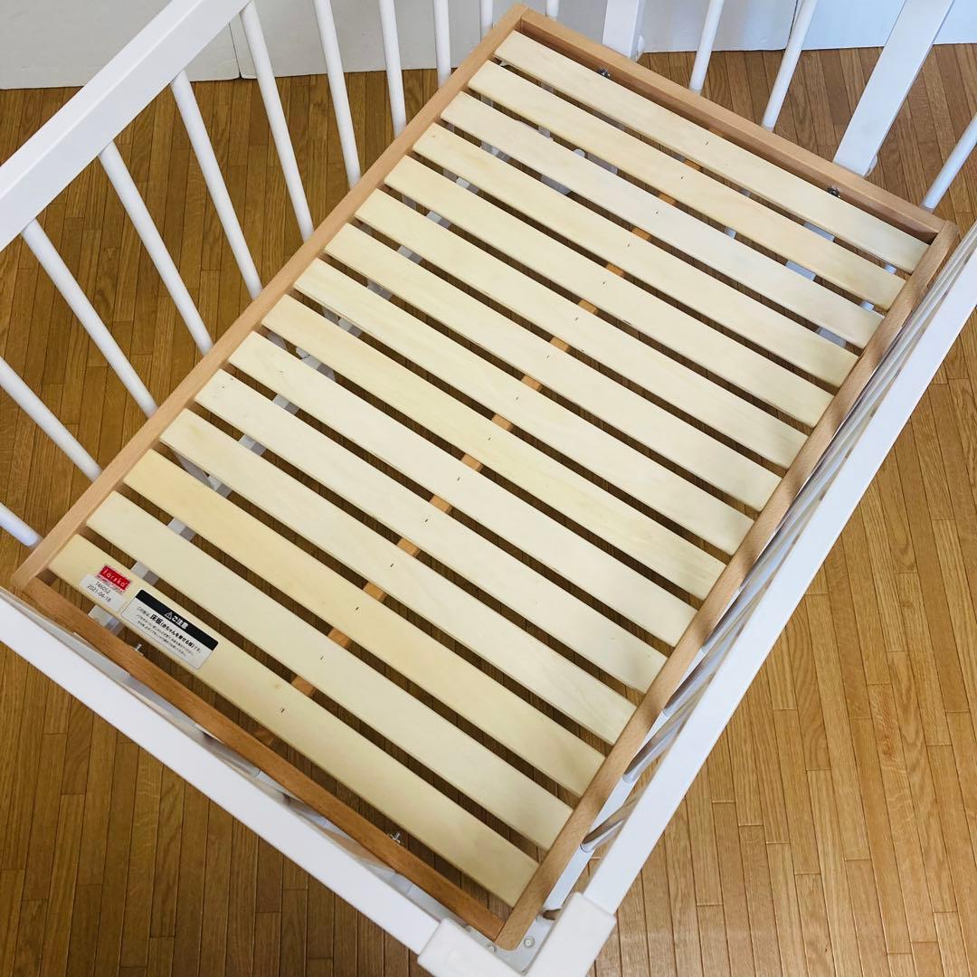 【美品】ファルスカ　ミニジョイントベッド　ネオ　工具不要　マットレス、シーツ付