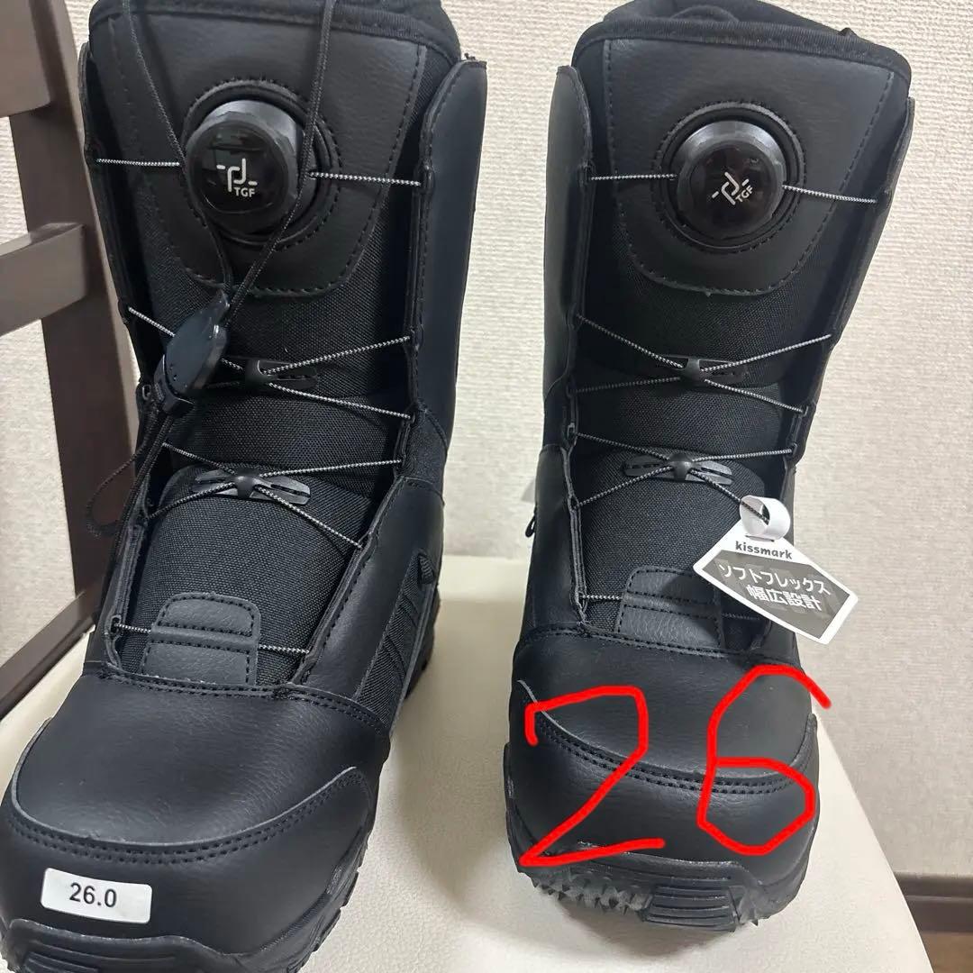 BOA キスマークスノーボードブーツ 26.0cm ブラック