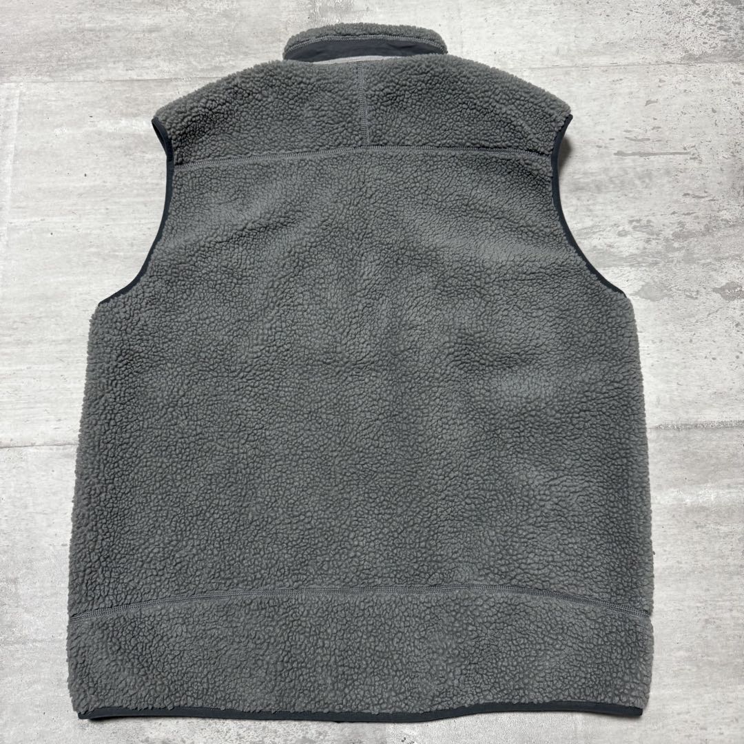 patagonia 17年製 クラシックレトロXベスト グレー フリース ボア