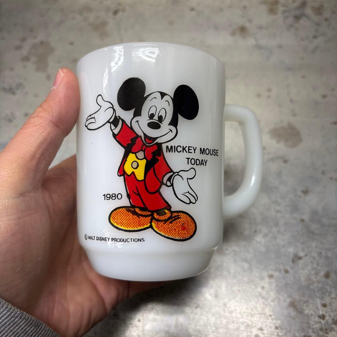 77s-FIRE KING anchor hocking ディズニー マグ