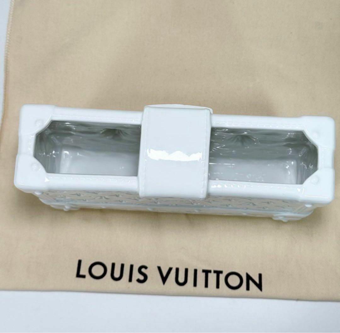 現行　ルイヴィトン　ヴェース・プティット マル ポーセリン　花瓶　置物　オブジェ